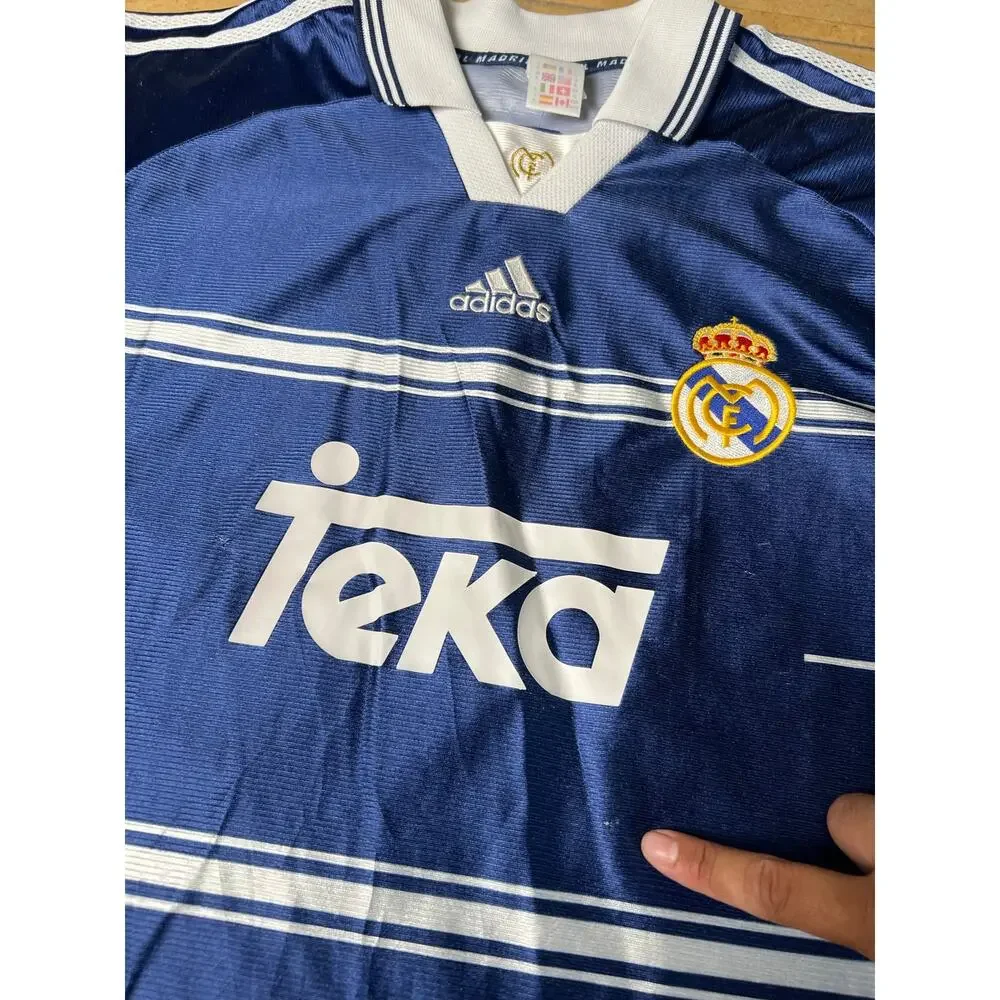 Adidas Real Madrid 1998 1999 Away Football Soccer Jersey Vintage Men’s XL